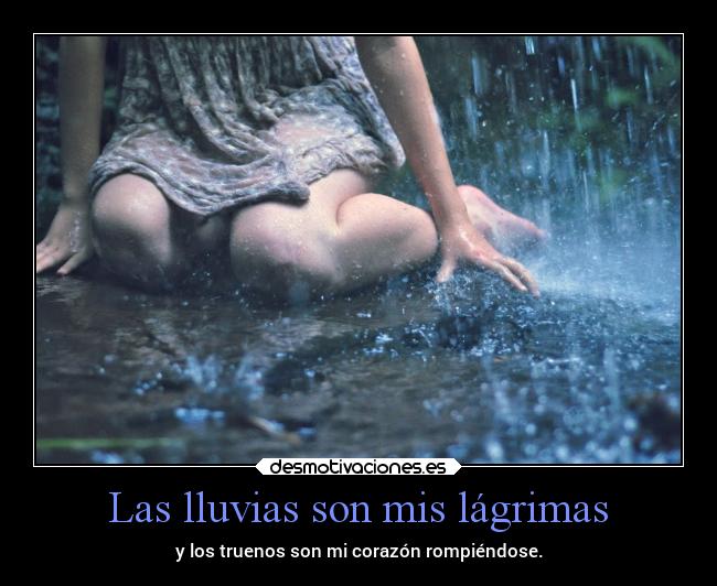 Las lluvias son mis lágrimas - 