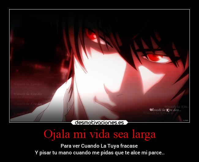 carteles vida anime enemigo desmotivaciones