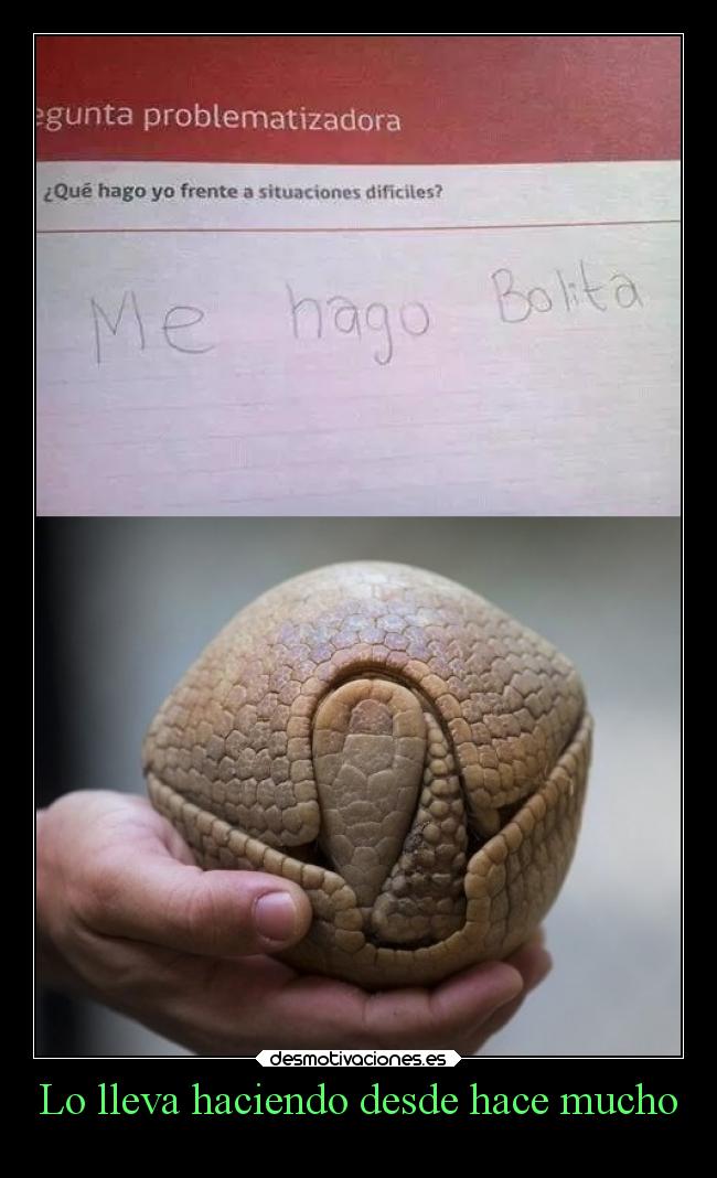 Lo lleva haciendo desde hace mucho -