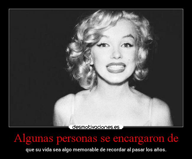 carteles vida llllll minimilhouse lllll clancelebritis marilynmonroe desmotivaciones