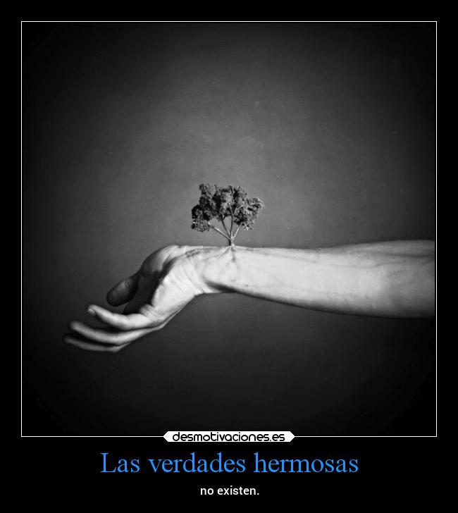 Las verdades hermosas - no existen.