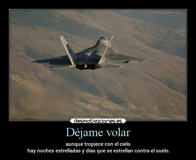 Déjame volar -