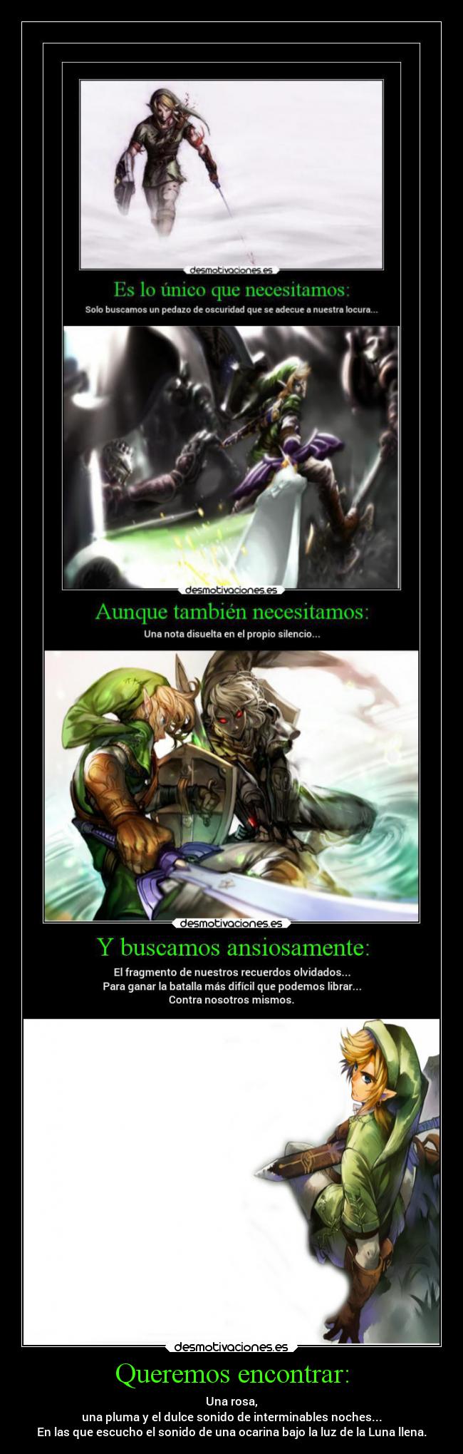 carteles videojuegos megacartel thelegendofzelda ocarina luna llena desmotivaciones