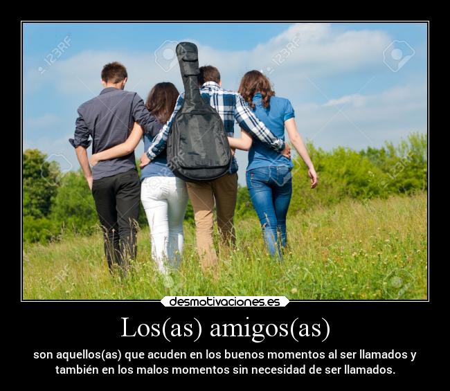 Los(as) amigos(as) -