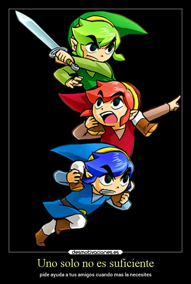 Uno solo no es suficiente - pide ayuda a tus amigos cuando mas la necesites