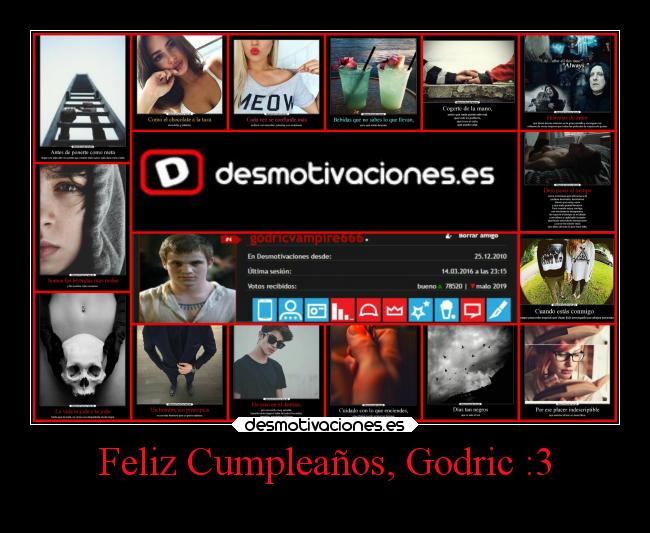 Feliz Cumpleaños, Godric :3 -
