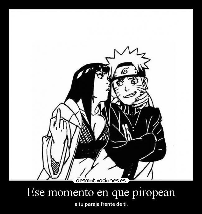 carteles amor anime naruto piropear momento desmotivaciones