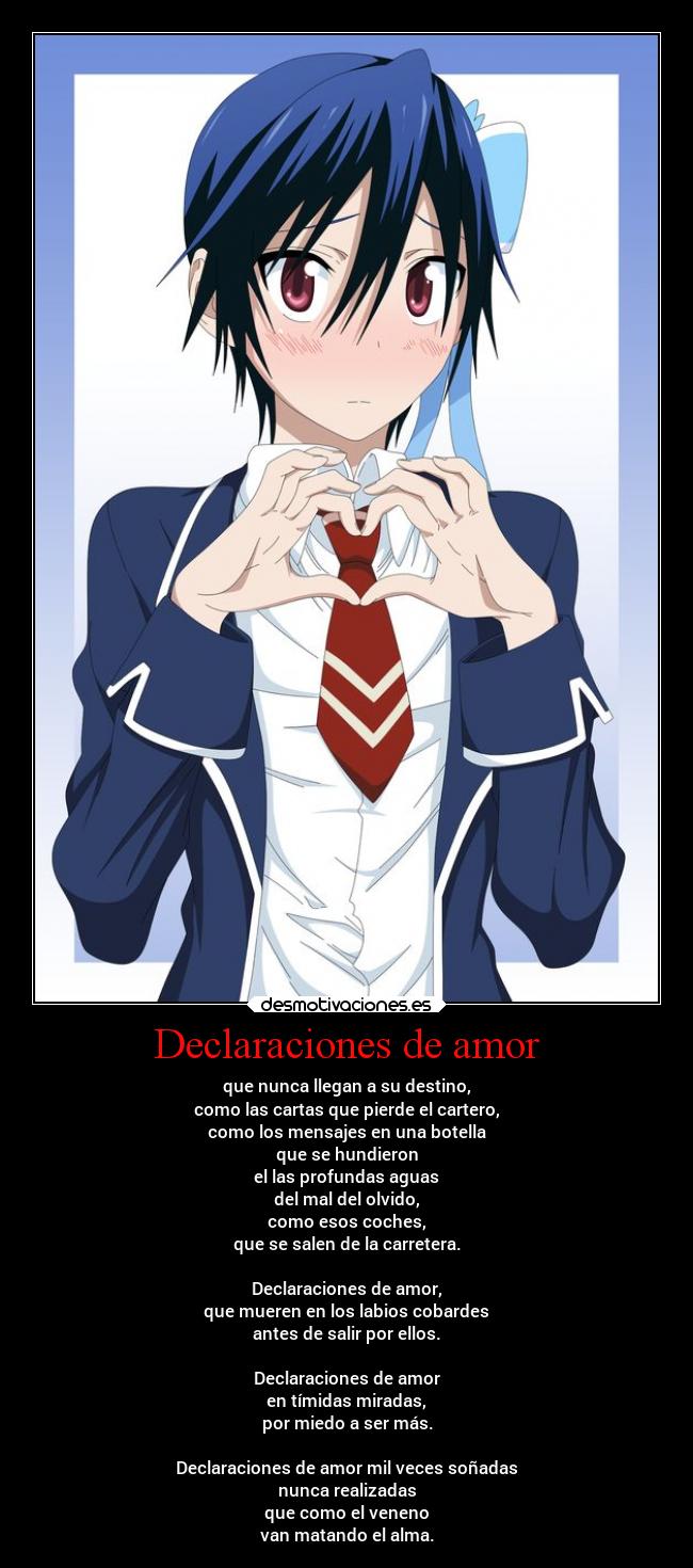 carteles amor amor anime manga nisekoinisekoinisekoinisekoi mortals desmotivaciones