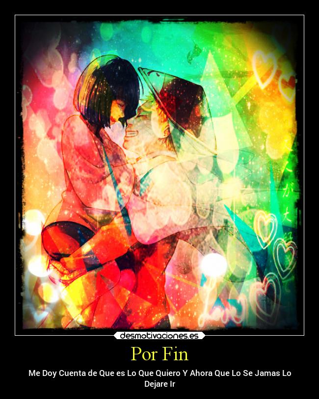 carteles anime amor desmotivaciones