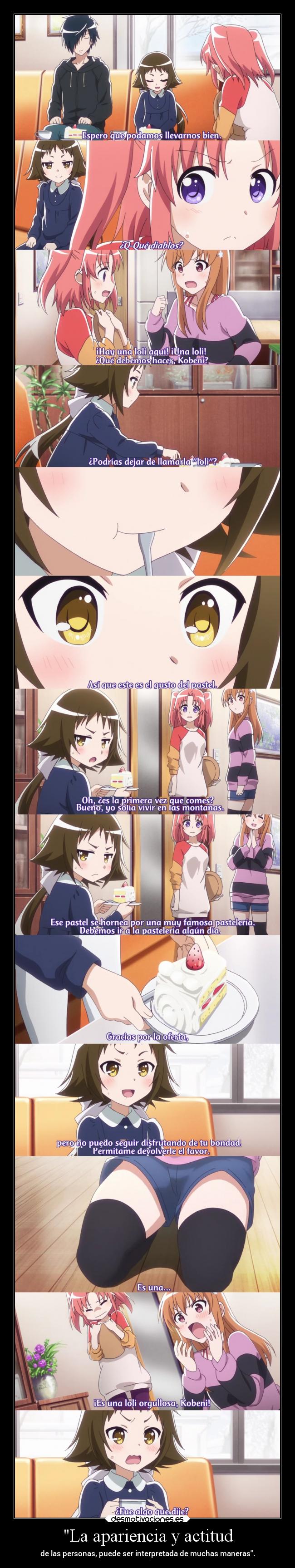 La apariencia y actitud - 