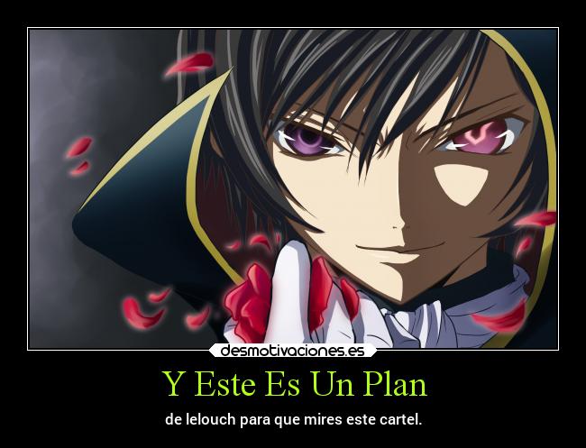 carteles anime code geass desmotivaciones