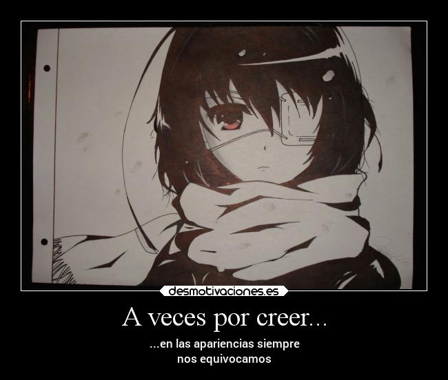 carteles anime confianza frases error apariencia desmotivaciones