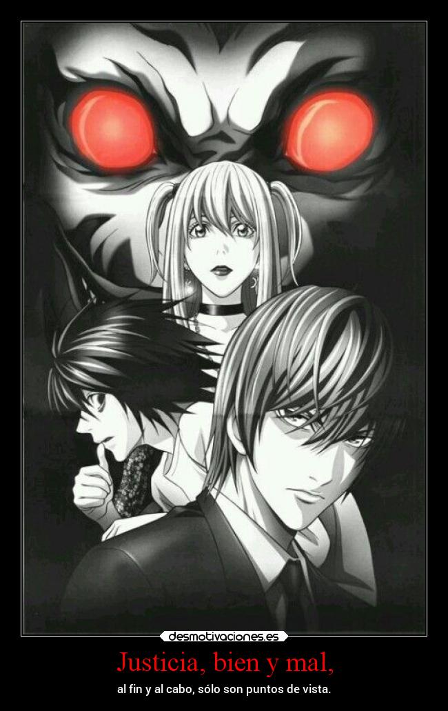 carteles anime deathnote manga mortals desmotivaciones