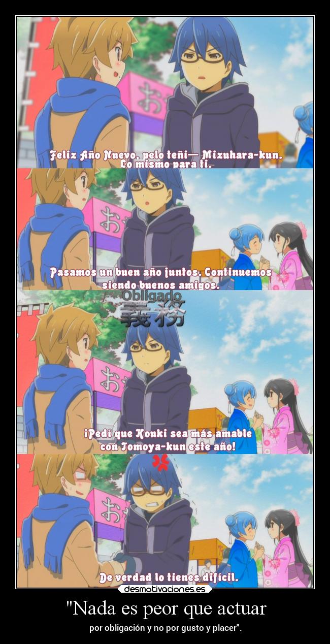 Nada es peor que actuar - 