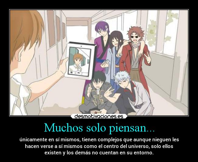 carteles anime gintama okita sougo ejemplo claro sadico oportunista intrigoso egocentrista desmotivaciones