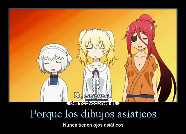 Porque los dibujos asíaticos -