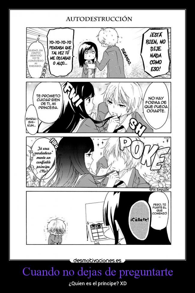 Cuando no dejas de preguntarte - ¿Quien es el príncipe? XD