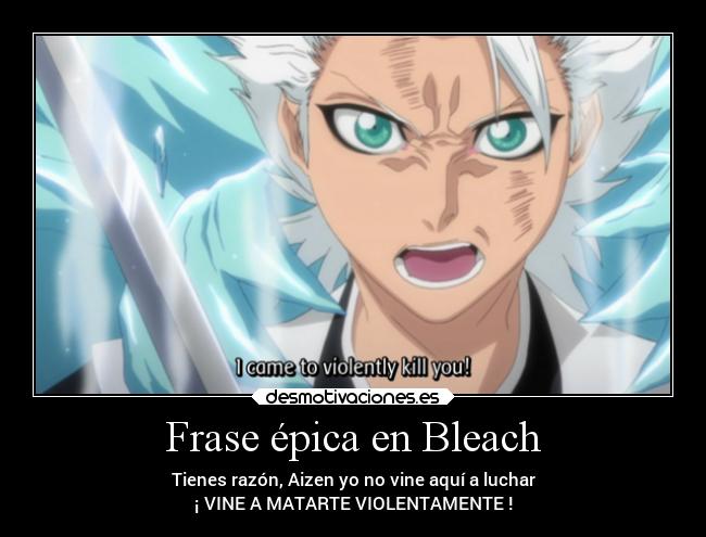 Frase épica en Bleach - 