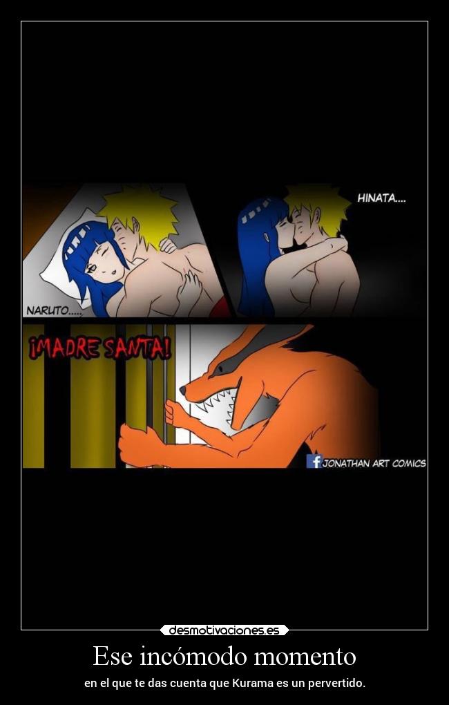 carteles anime naruto kurama desmotivaciones