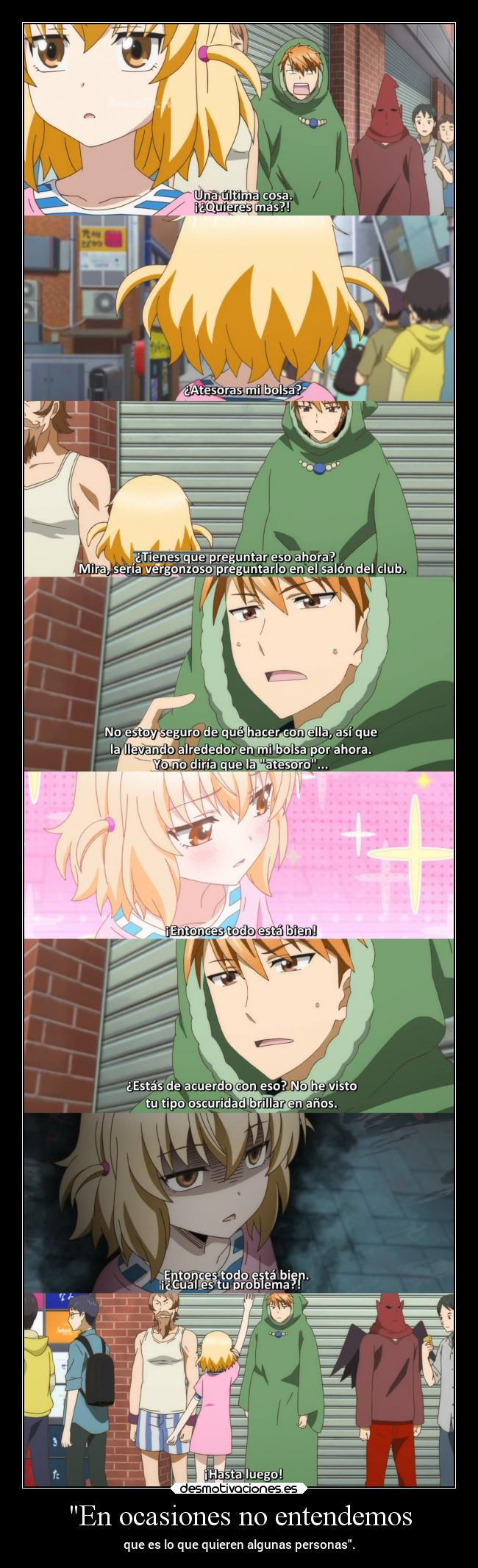 carteles anime persona entender respuesta projectd querer tener ser raptorhunters desmotivaciones