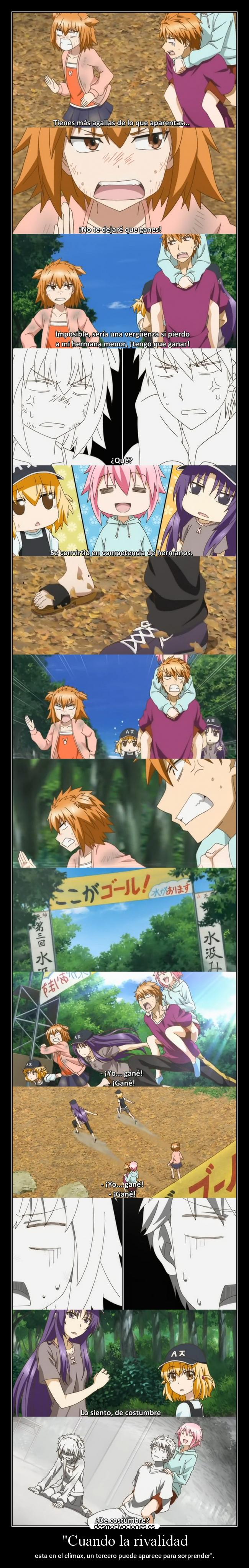 Cuando la rivalidad -