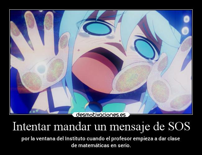 Intentar mandar un mensaje de SOS -