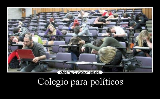 Colegio para políticos - 