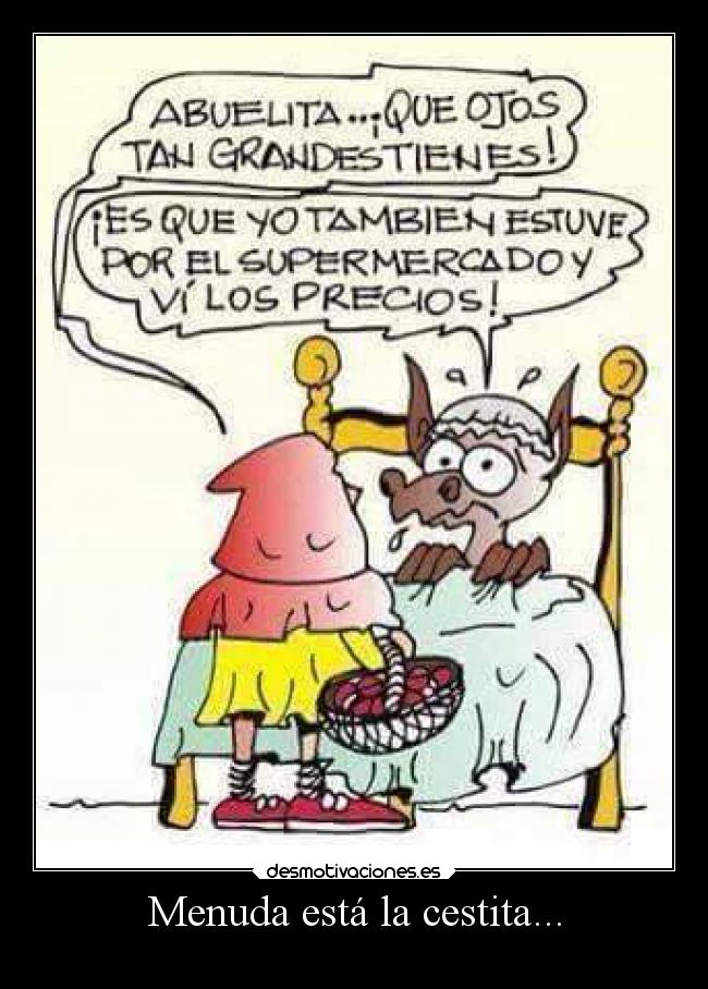Menuda está la cestita... - 