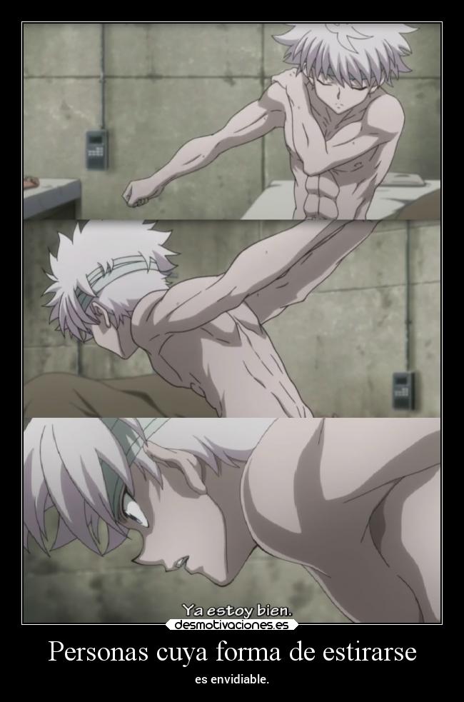 Personas cuya forma de estirarse - 