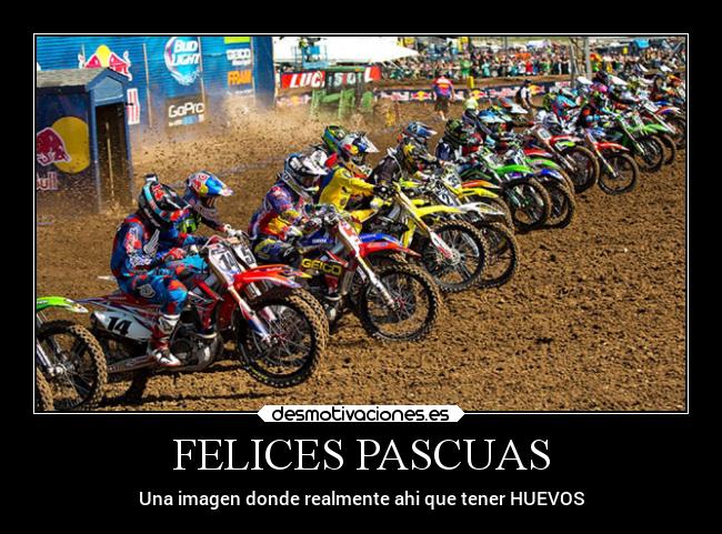 FELICES PASCUAS - Una imagen donde realmente ahi que tener HUEVOS