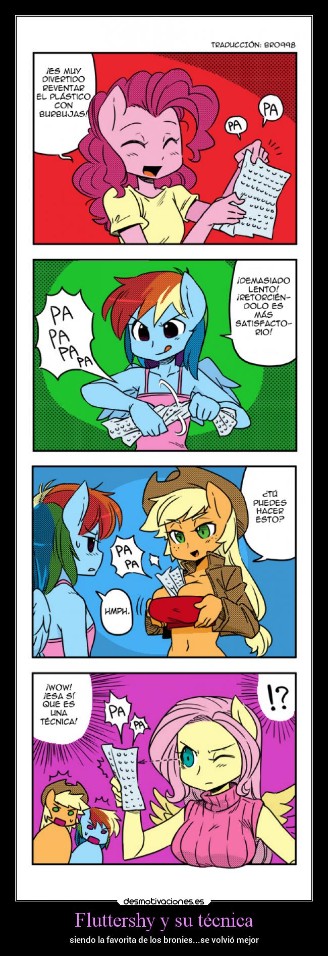 Fluttershy y su técnica -