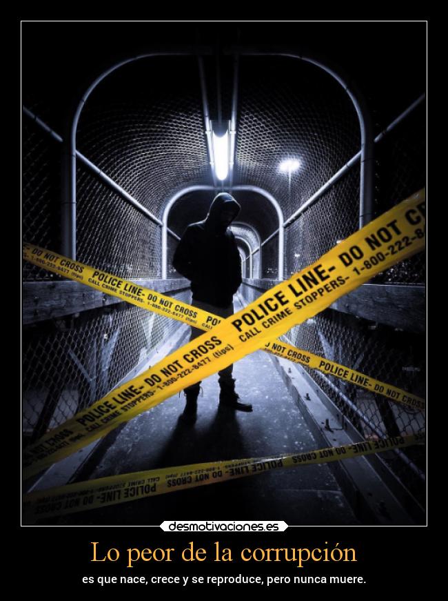 Lo peor de la corrupción -