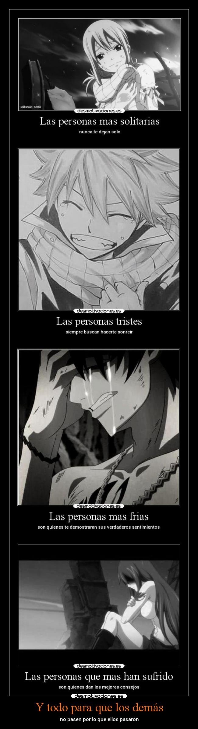 carteles desmotivaciones fairytail desmotivaciones