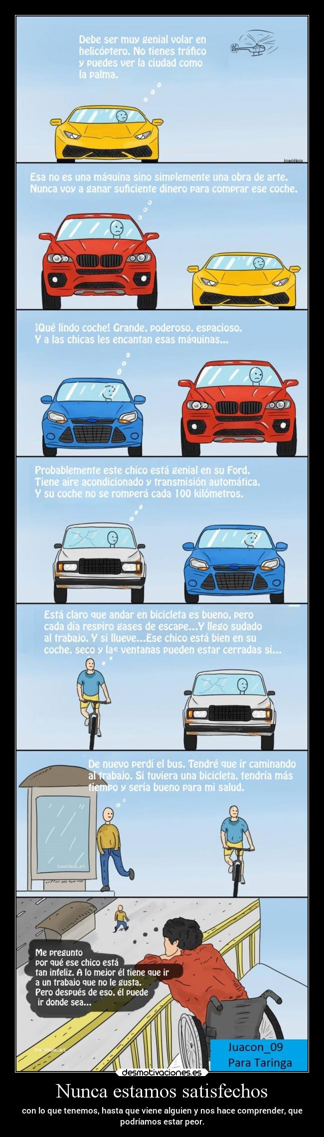 carteles desmotivaciones vida peor carros valora que tiene desmotivaciones