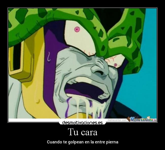 Tu cara - Cuando te golpean en la entre pierna