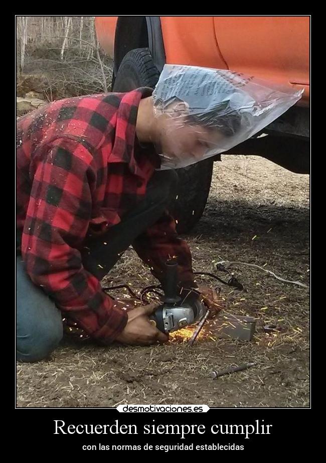 Recuerden siempre cumplir -