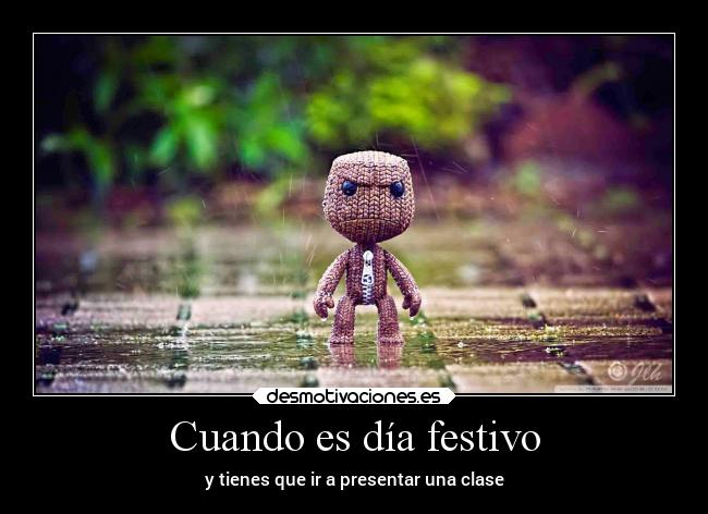 Cuando es día festivo - 
