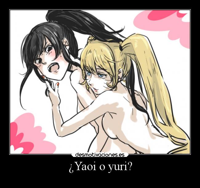 ¿Yaoi o yuri? - 
