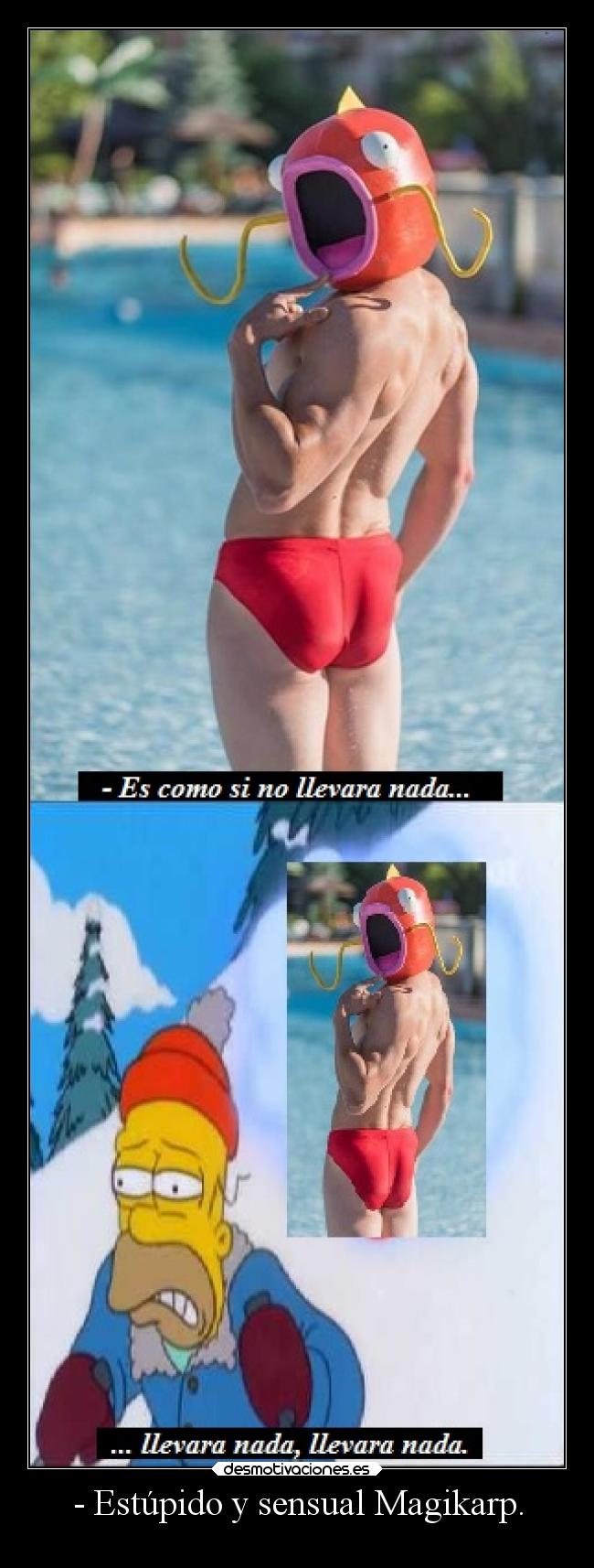 carteles humor pokemon homer magikarp escomosinollevaranada desmotivaciones