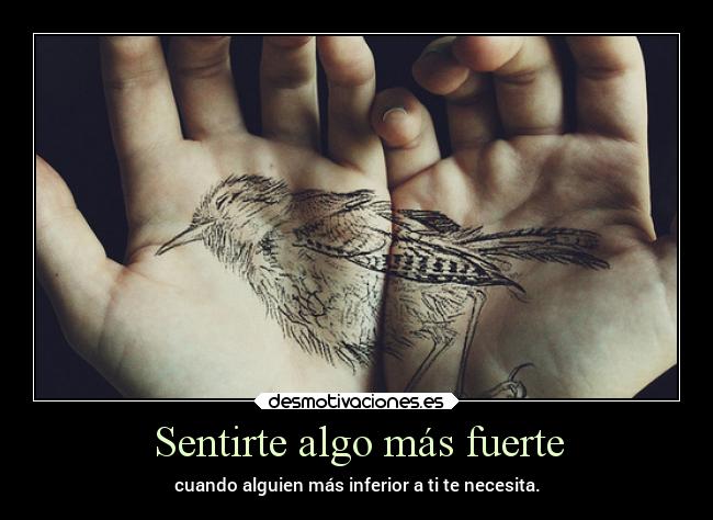 Sentirte algo más fuerte - 