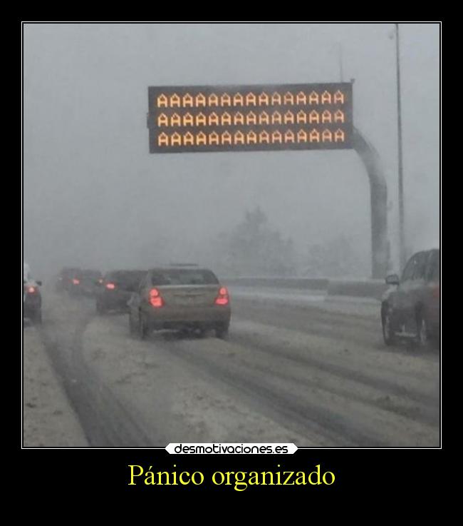 Pánico organizado - 