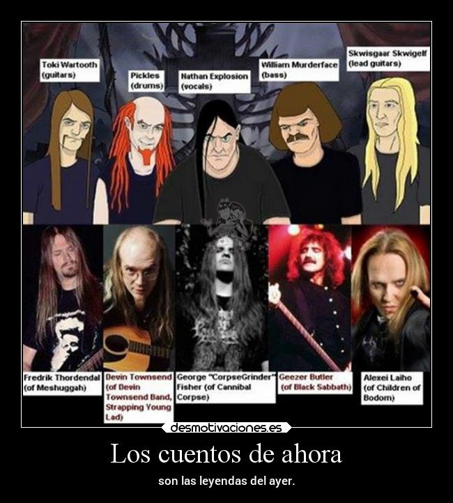 carteles musica dethklok desmotivaciones