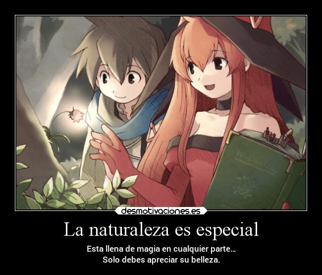 La naturaleza es especial - 