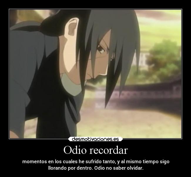 Odio recordar - 