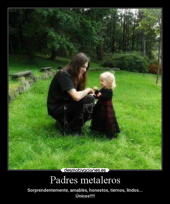 Padres metaleros -