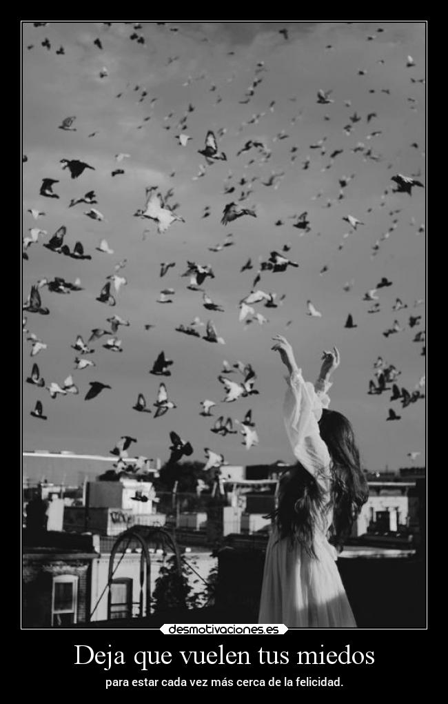 Deja que vuelen tus miedos -