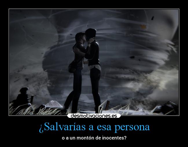 ¿Salvarías a esa persona - o a un montón de inocentes?