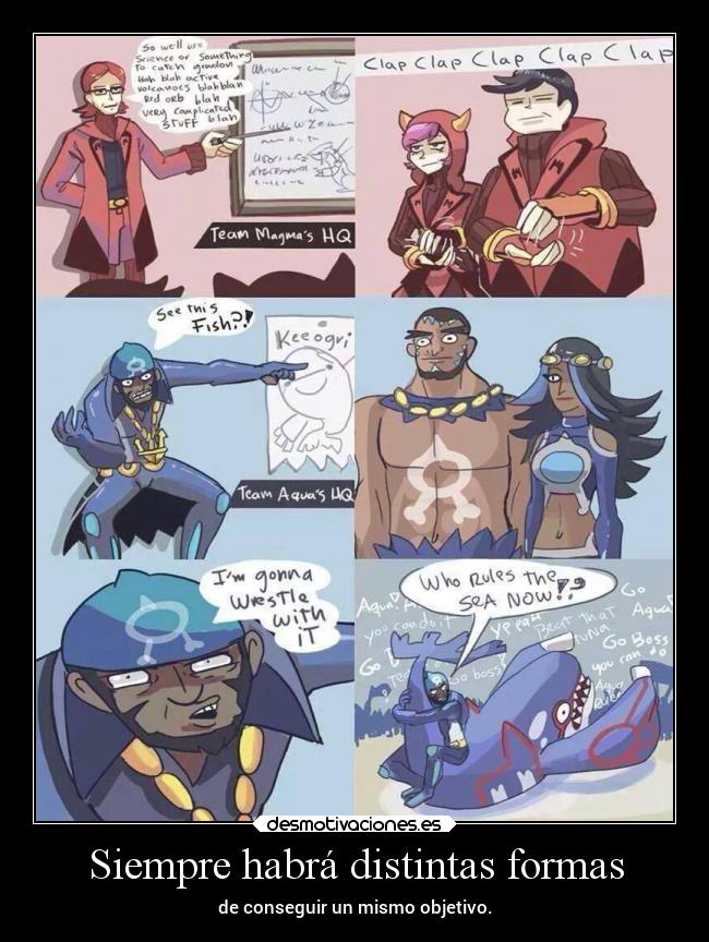 Siempre habrá distintas formas - 