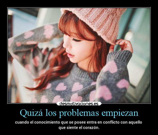 Quizá los problemas empiezan -