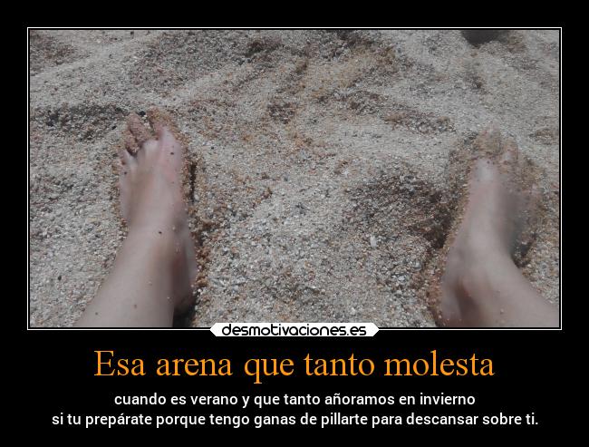 carteles verano arene anoranza desmotivaciones